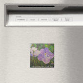 "Februari Bloem: Violet" door Janae Lehto Magneet (Insitu (Vaatwasser))