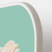 Februari Geboorte Bloem Aangepaste naam Pickleball Paddle (Links Detail)