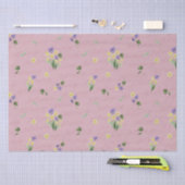 Februari Geboorte Maand Bloemen Primrose Violet Tissuepapier (Craft)