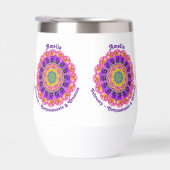 Februari Geboortemaand Bloemen Violet Mandala (Rechts)