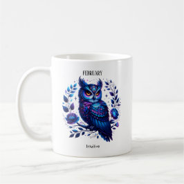 Februari Geboortemaand Spirit Animal Owl Koffiemok