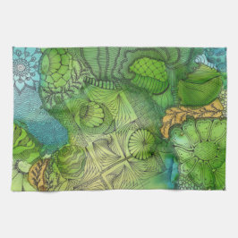 Februari Green Kitchen Towel Theedoek