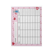 Februari Kind Lezen Log Notitieblok (Gedraaid)