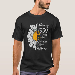 Februari Meisjes 1959 Shirt 64th Birthday Gifts 64