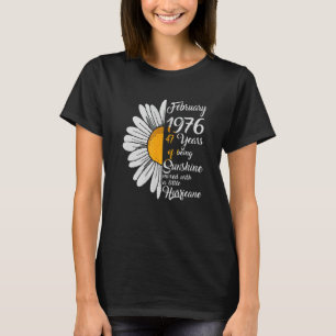 Februari Meisjes 1976 Shirt 47th Birthday Gifts 47