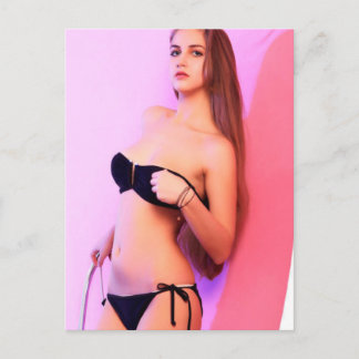 Februari Model van de maand Briefkaart