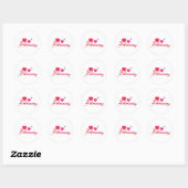 februari ronde sticker (Vel)