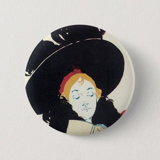 februari van Lippincott Ronde Button 5,7 Cm (Voorkant)