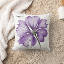 Februari Verjaardag Bloem: Violet gepersonaliseerd