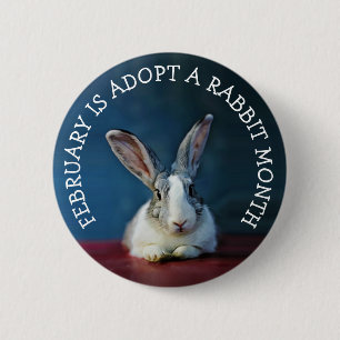 Februari wordt goedgekeurd een Maand van het Rabbi Ronde Button 5,7 Cm