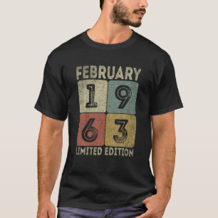 February 1963 Limited Edition Outfit Retro 59Th Bd T-shirt