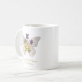 February Birth Flower Coffee Mug (Devant gauche)