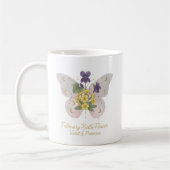 February Birth Flower Coffee Mug (Gauche)