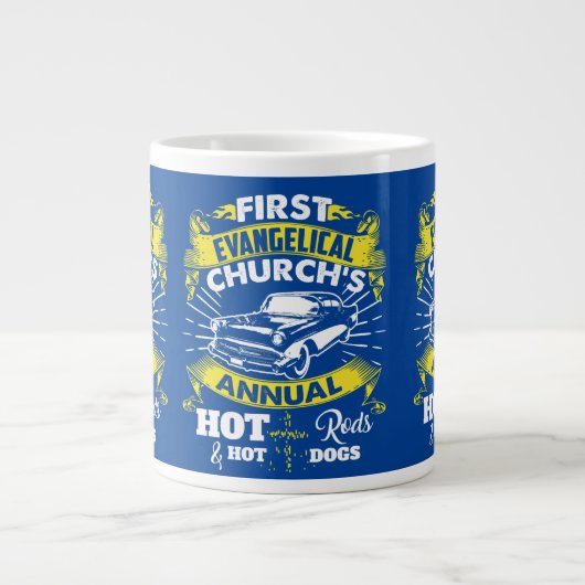 FEC Hot Rods & Hot Dogs Extra Grote Beker (Voorkant)