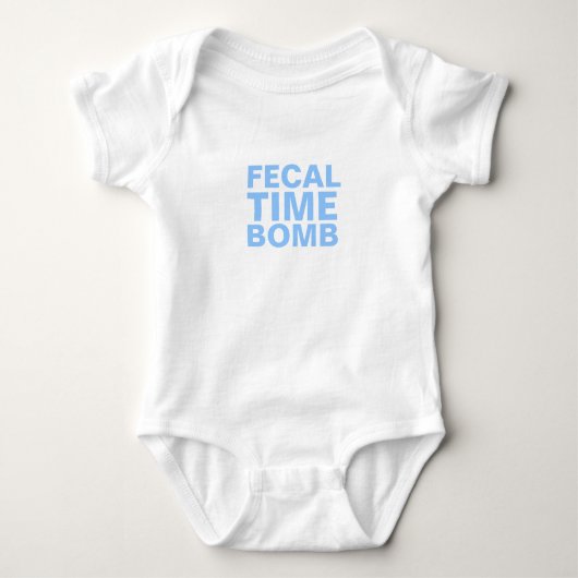 Fecal Time Bomb baby bodysuit (Voorkant)