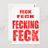 fecesfeck briefkaart (Voorkant / Achterkant)