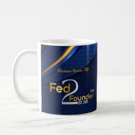 Fed2Founder Coffee mok - gepersonaliseerd