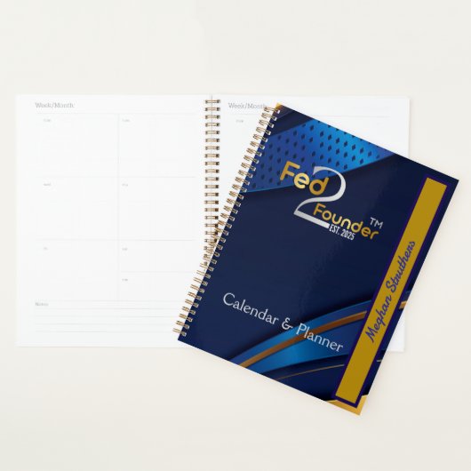 Fed2Founder Gepersonaliseerde Planner & Agenda (Display)