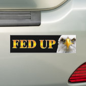 FED UP Sign Sticker (Op auto)