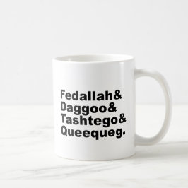 Fedallah Daggoo Tashtego Queequeg | Moby Dick Pals Koffiemok