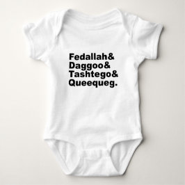 Fedallah Daggoo Tashtego Queequeg | Moby Dick Pals Romper