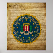 Federaal Onderzoeksbureau Poster (Voorkant)