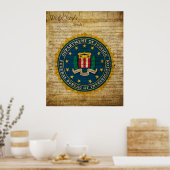 Federaal Onderzoeksbureau Poster (Keuken)