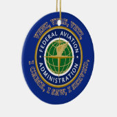 Federal Aviation Administration Shield Keramisch Ornament (Rechts)