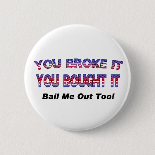 Federal Bailout Button (Voorkant)