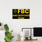 Federal Bureau of Control - AWE Response Team Poster (Thuiskantoor)