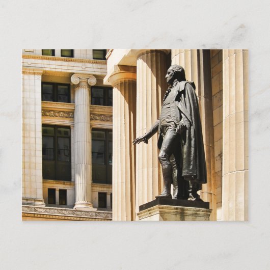 Federal Hall, NYC Briefkaart (Voorkant)