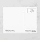 Federal Hall, NYC Carte postale (Dos)