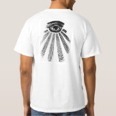 Federal Reserve Illuminati tout le T-shirt voyant (Dos)
