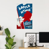  Federal Theater Project "Battle Hymn" WPA Poster (Thuiskantoor)