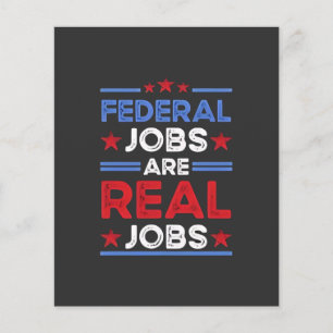 Federale banen zijn echte banen flyer