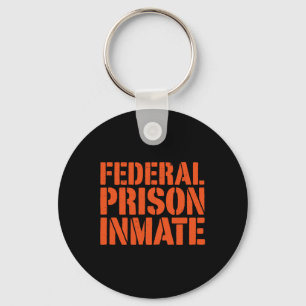 Federale Gevangenis Gevangene Uniform Nummer Funny Sleutelhanger