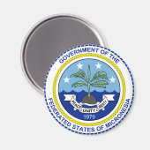 Federale Staten van Micronesia FM Magneet (Voorkant / Achterkant)