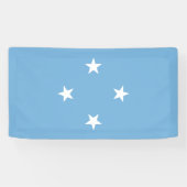 Federale Staten van Micronesia Spandoek (Horizontaal)