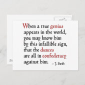 Federatie van Dunces Briefkaart (Voorkant / Achterkant)