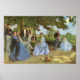 Fédéric Bazille's Family Reunion Poster