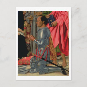 Federico da Montefeltro, detail van de Brera Alt Briefkaart