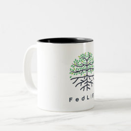 FedLife 11 oz. Tweekleurige Koffiemok