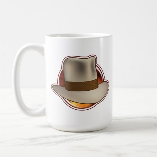 Fedora Chronicles' Big Fire Red logo Mug Koffiemok (Links)