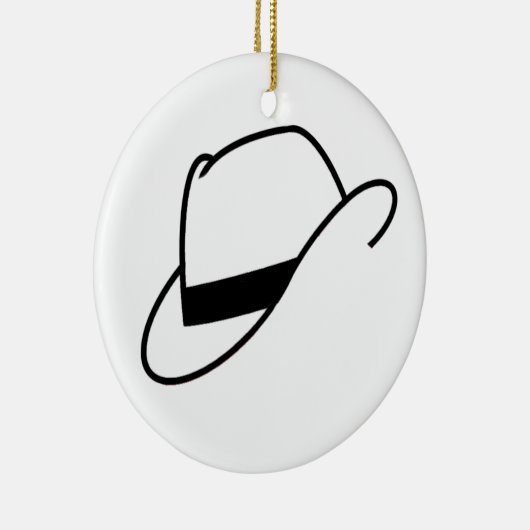 Fedora Pet Ornament (Rechts)