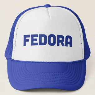 FEDORA preekt slogan vrachtwagenhoed Trucker Pet