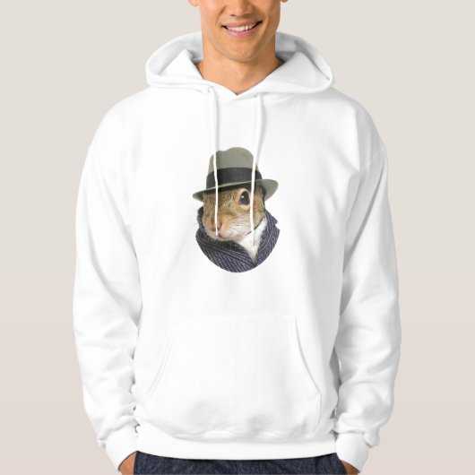 Fedora Squirrel Hoodie (Voorkant)