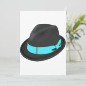 Fedora Uitnodiging (Staand voorkant)