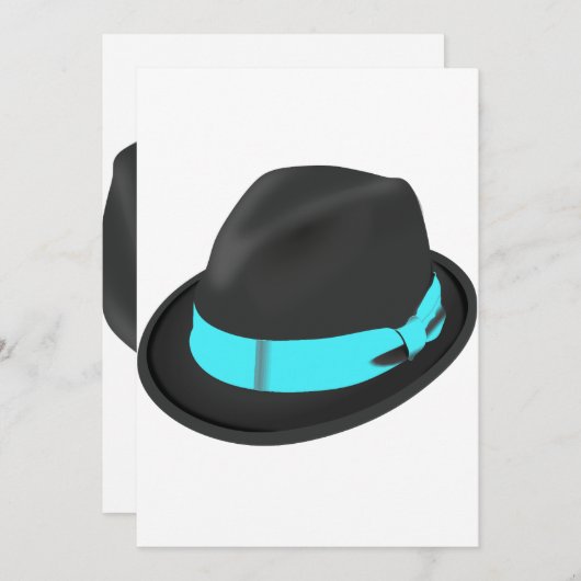 Fedora Uitnodiging (Voorkant / Achterkant)