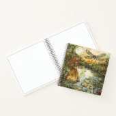 Fée à côté de l'étang et du Carnet des libellules (Intérieur)