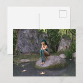 Fée à la carte postale Enchanted Pond (Devant / Derrière)